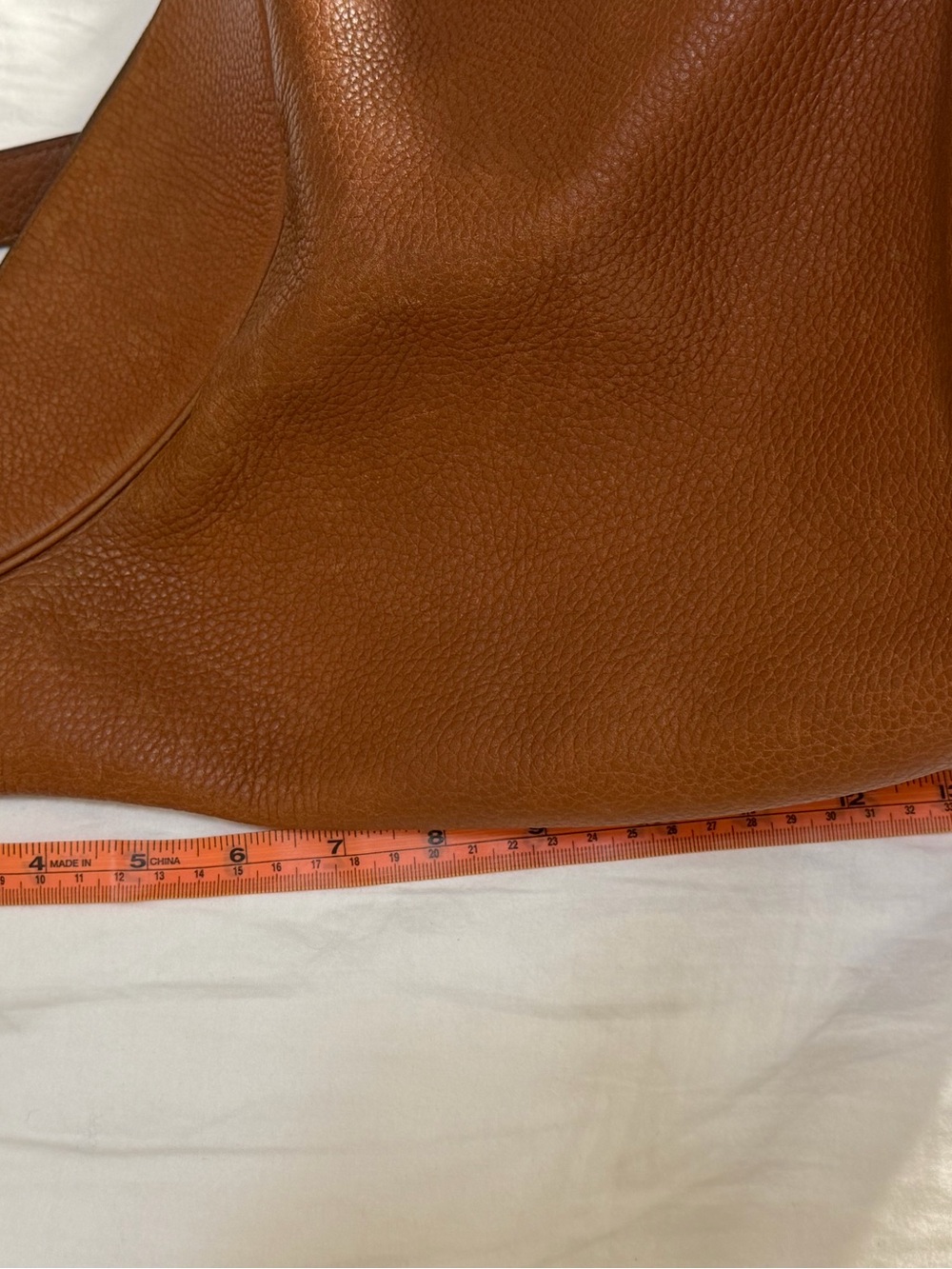 Vintage Delvaux Brown Leather with Gold Carabiner- Modele Depose Bucket bag - Picture 14 of 16